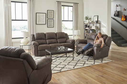 Phoenix Tumbleweed Dual Reclining Sofa & Loveseat